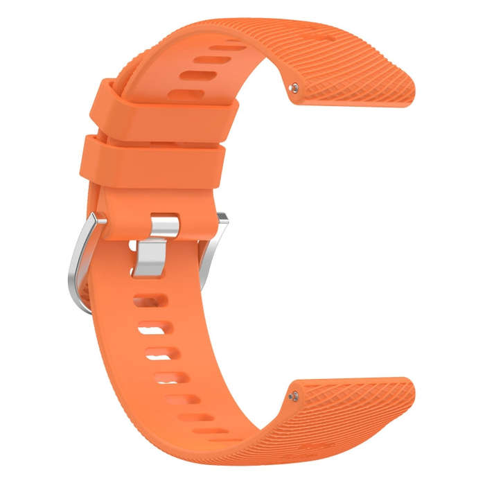 For Garmin D2 Air X10 43mm Cross Texture Silicone Watch Band(Orange)
