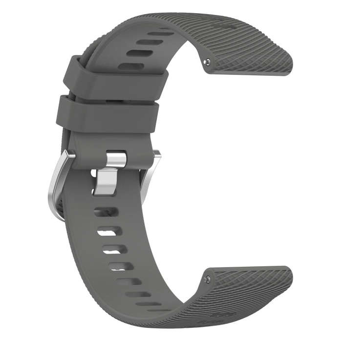 For Garmin D2 Air X10 43mm Cross Texture Silicone Watch Band(Dark Gray)