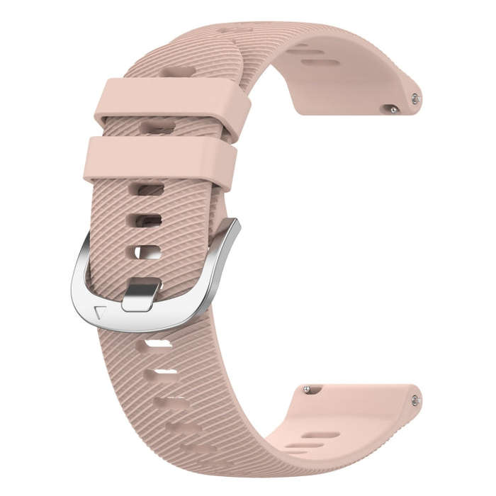 For Garmin D2 Air X10 43mm Cross Texture Silicone Watch Band(Pink)