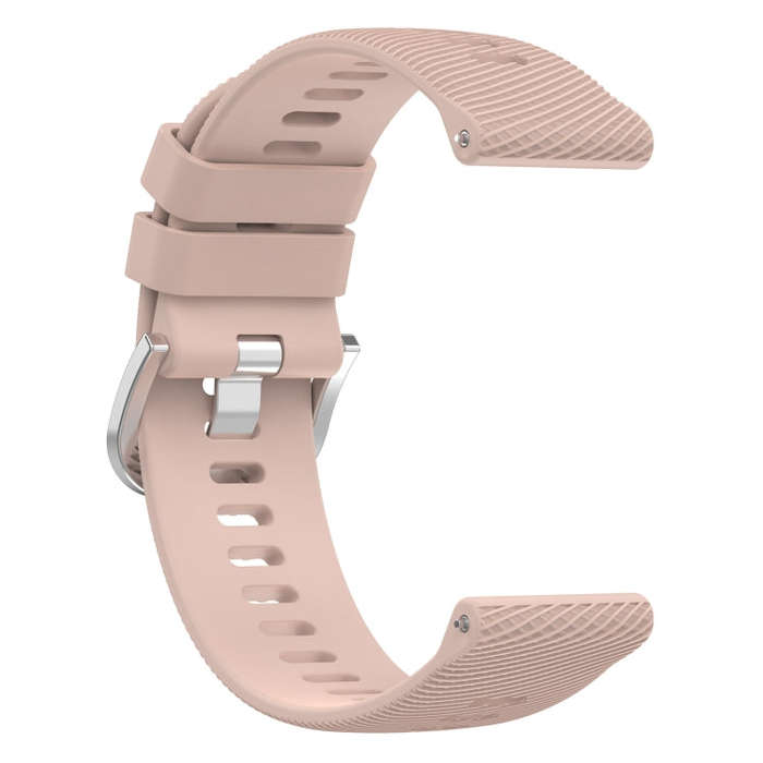 For Garmin D2 Air X10 43mm Cross Texture Silicone Watch Band(Pink)