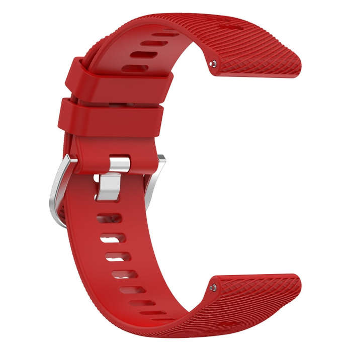 For Garmin D2 Air X10 43mm Cross Texture Silicone Watch Band(Red)