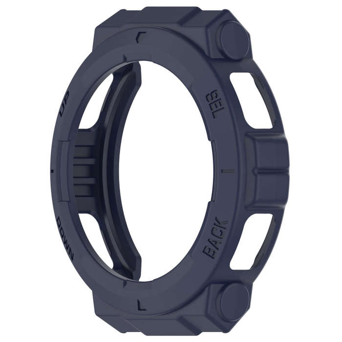 For Amazfit Active Edge A2212 Armored Hollow Half Pack TPU Watch Protective Case(Blue)