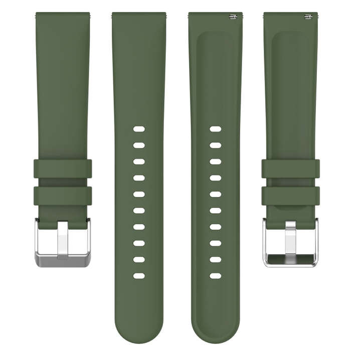 For Garmin Venu 20mm Smooth Solid Color Silicone Watch Band(Burgundy)