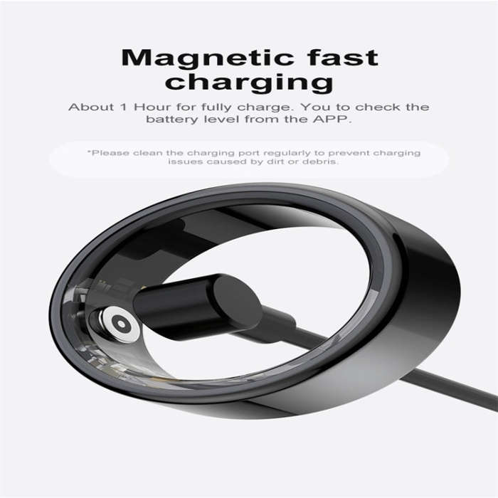 R02 SIZE 9 Smart Ring, Support Heart Rate / Blood Oxygen / Sleep Monitoring / Multiple Sports Mod...