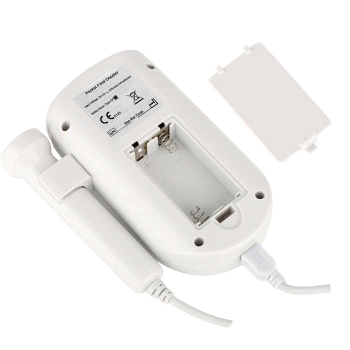 FD-100 Digital Fetal Doppler Ultrasound Sound Baby Heartbeat Detector Monitor LED Digital Prenata...