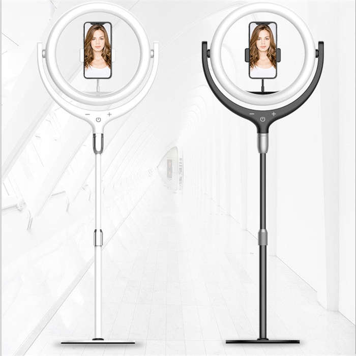 Fill light Beauty Bracket Desktop Landing Headlights Fill Light Bracket, Szie: 12 inch (White)
