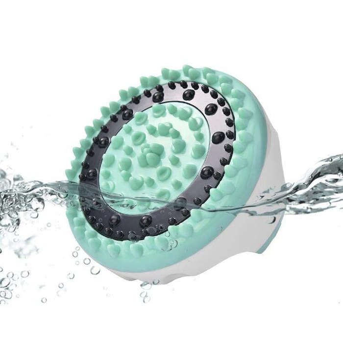 Electric Shaving Instrument Leg Massager Chest Vibration Type Dredge Instrument(Green)