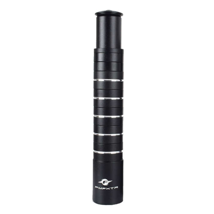 FMFXTR Mountain Bike Handlebar Aluminum Alloy Height Increaser, Increase Height:17.5cm(Black)