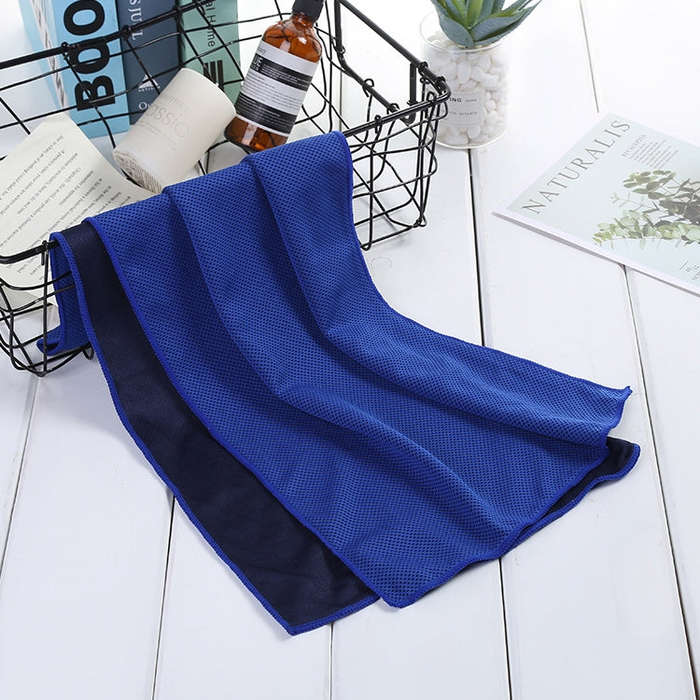 Absorbent Polyester Quick-drying Breathable Cold-skinned Fitness Sports Portable Towel, Package:3...
