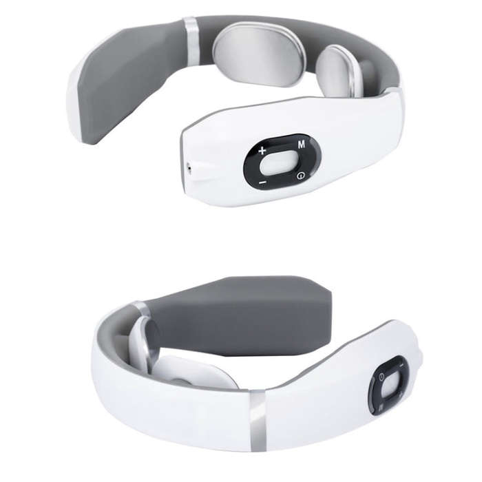 Cervical Vertebra Massager Charging Intelligent Pulse Physiotherapy Instrument Electromagnetic Vi...