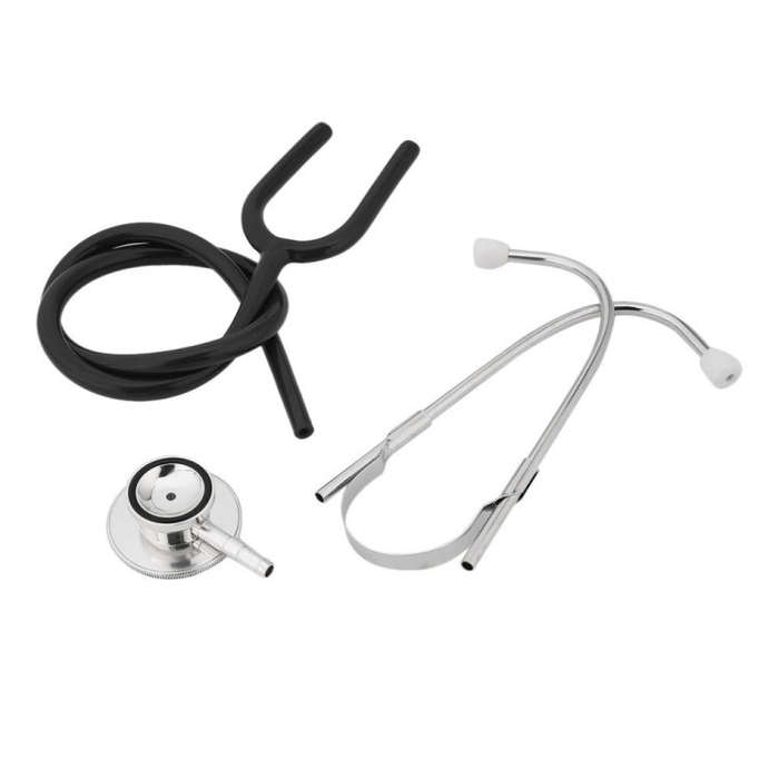 Double-sided Stethoscope Single Tube Doctors Nurse Professional Cardiology Stethoscope Aluminium ...