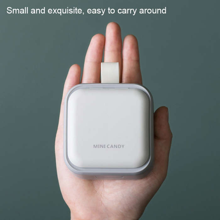 Medicine Packaging Box Portable Portable Storage Box Small Medicine Box(Pink)