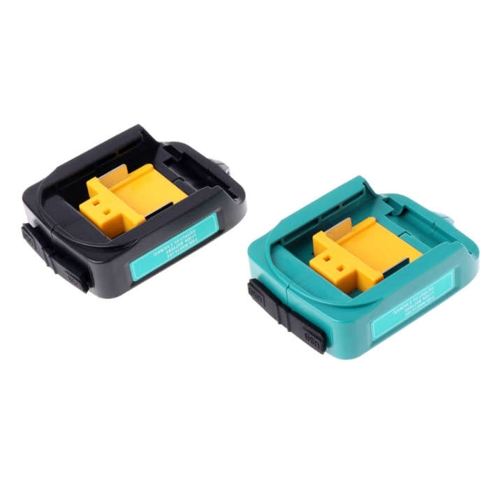 Battery USB Adapter Charging Converter for  MAKITA ADP05 18V 14.4V Lithium Battery(Black)
