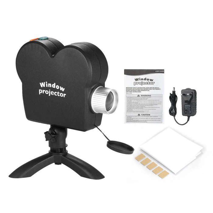 Christmas Halloween Laser Projector Mini Window Home Theater Projector, Plug Type:EU Plug