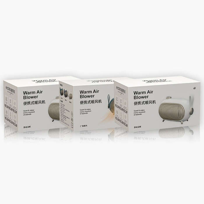 N301 Mini Heater Office Desk Silent Hot Air Heater Household Bedroom Heater EU Plug(Emerald)