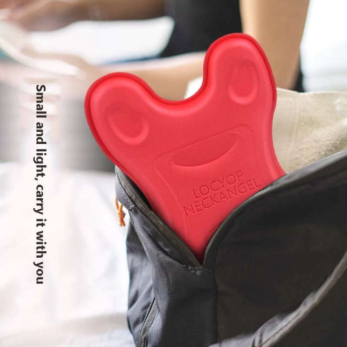 Cervical Spine Pillow Stretching Massager Orthosis Portable Neck Pillow(Gray)