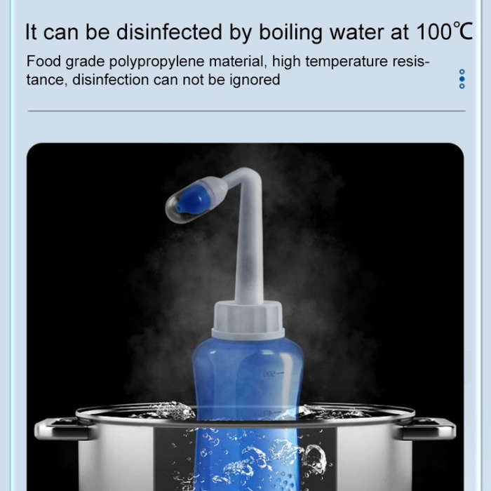 Nose Wash System Sinus Allergies Relief Nasal Pressure Rinse Neti pot