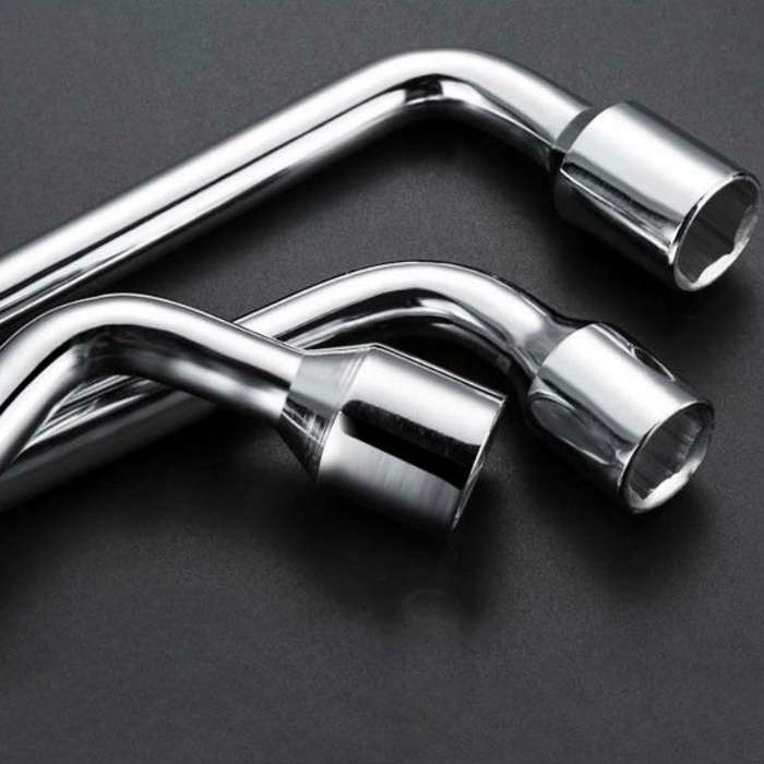 L-Type Car Tire Removal Tool Tire Wrench Socket Wrench, Specification: 22mm
