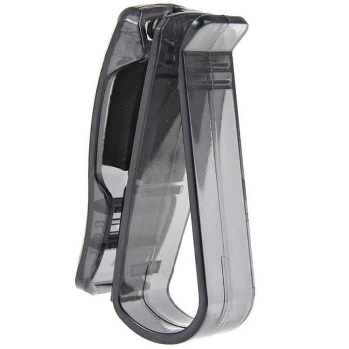 Multi-Function Glasses Case Atuo Car Accessories Sunglasses Holder Auto Fastener Ticket Clip(Blac...
