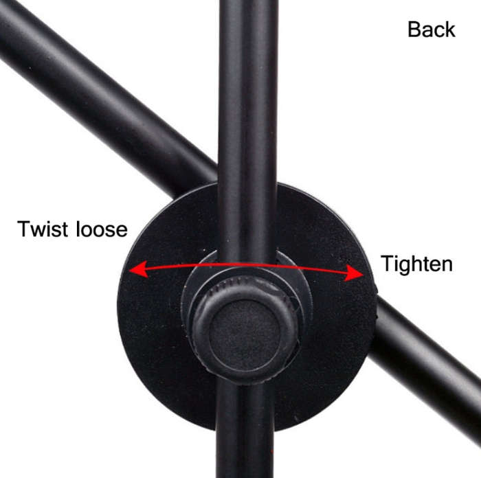 ML02  Live Microphone Lift Stand Floor Microphone Stand Stage Performance Vertical Tripod