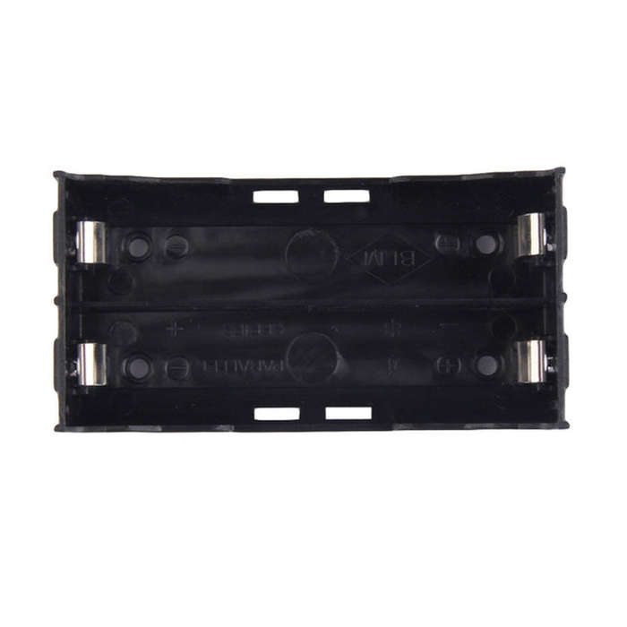 10 PCS Pin-type Power Battery Shrapnel Slot Storage Case Box Holder For 2 x 18650 Battery