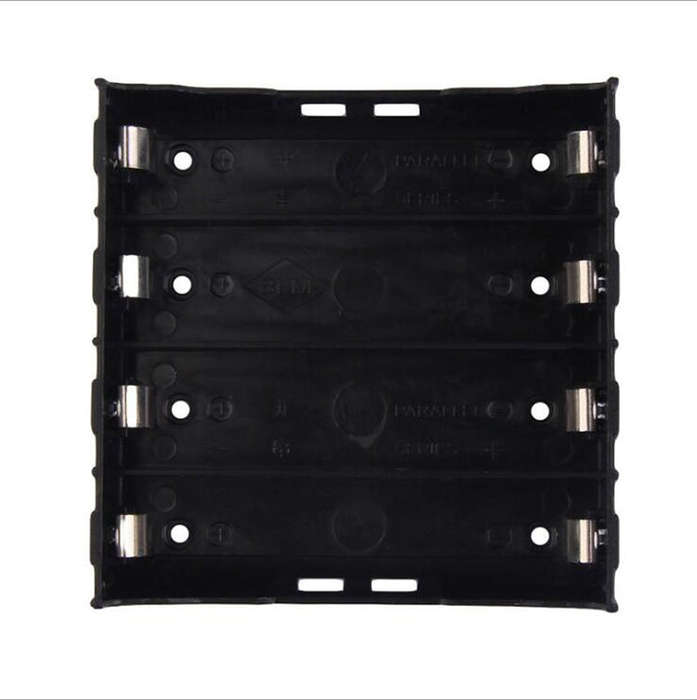 10 PCS Pin-type Power Battery Shrapnel Slot Storage Case Box Holder For 4 x 18650 Battery