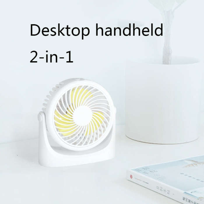 JD-Q1 Office Student Dormitory Mini Silent USB Fan(White)