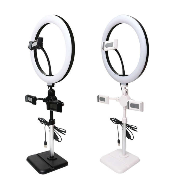 Telescopic Adjustment Live Frame Desktop Tablet Mobile Phone Bracket, Specification: K07 Three-se...