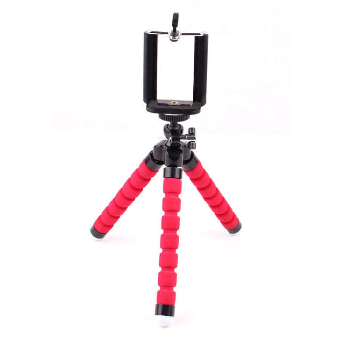 5 PCS Octopus Photography Sponge Mobile Phone Stand Portable Lazy Adjustable Vibrato Live Tripod ...