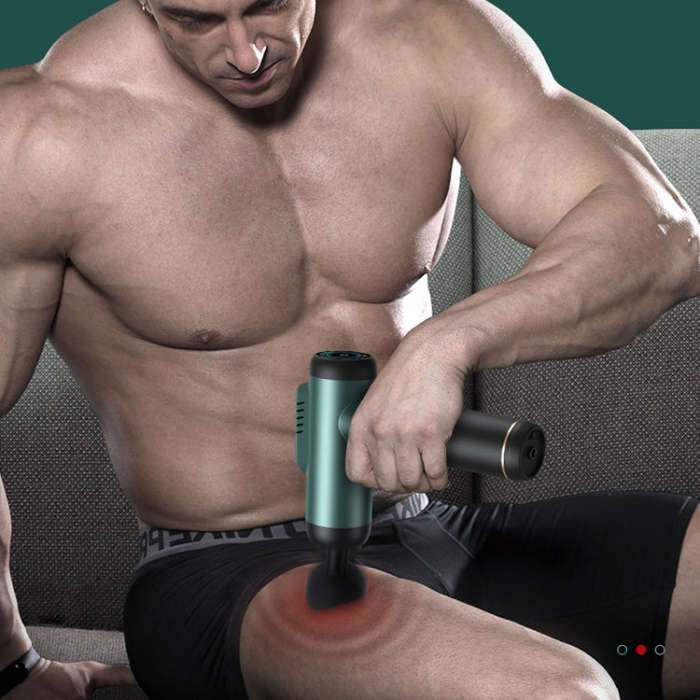 Muscles Relax Massager Fitness Equipment Fascia Gun, Colour: Flagship Model (6 Gears Gray)