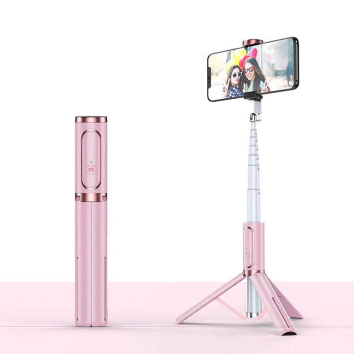 Bluetooth Selfie Stick with Tripod Multi-function Gimbal Mobile Phone Fill Light Live Support(Gir...