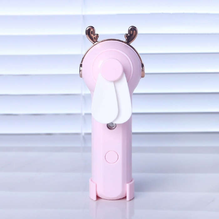 Handheld Hydrating Device Chargeable Fan Mini USB Charging Spray Humidification Small Fan(M11 Pin...