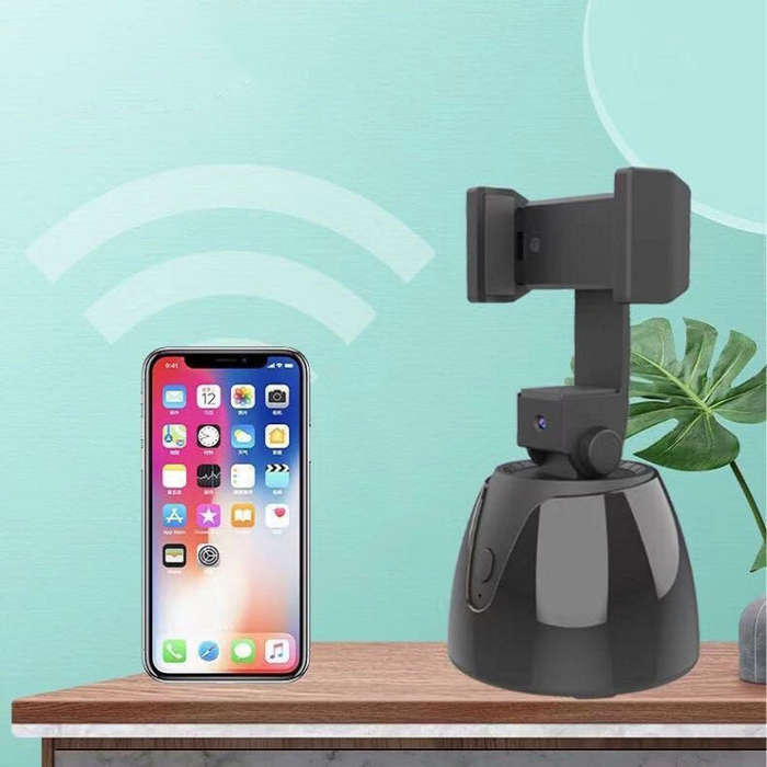 360-Degree Smart Follow-Up Selfie Live Video Recording Tripod Heads Charging Tripod Heads