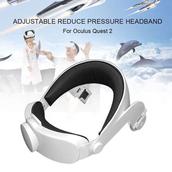 VR Comfortable Do Not Press Your Face Headset Ergonomic VR Headset For Quest 2