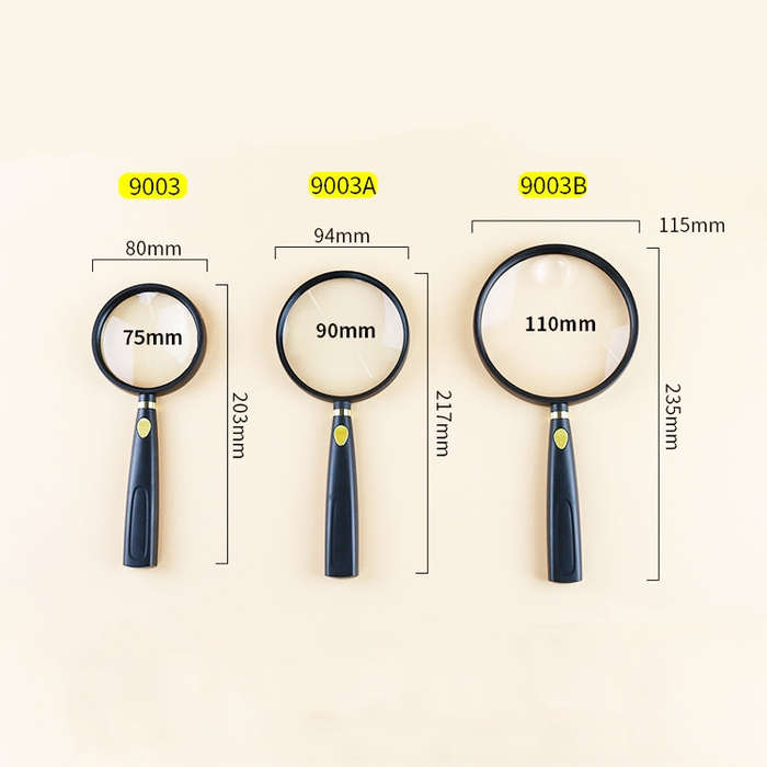 Children Science Education Elderly Reading Hand-Held Magnifying Glass, Specification: 110mm