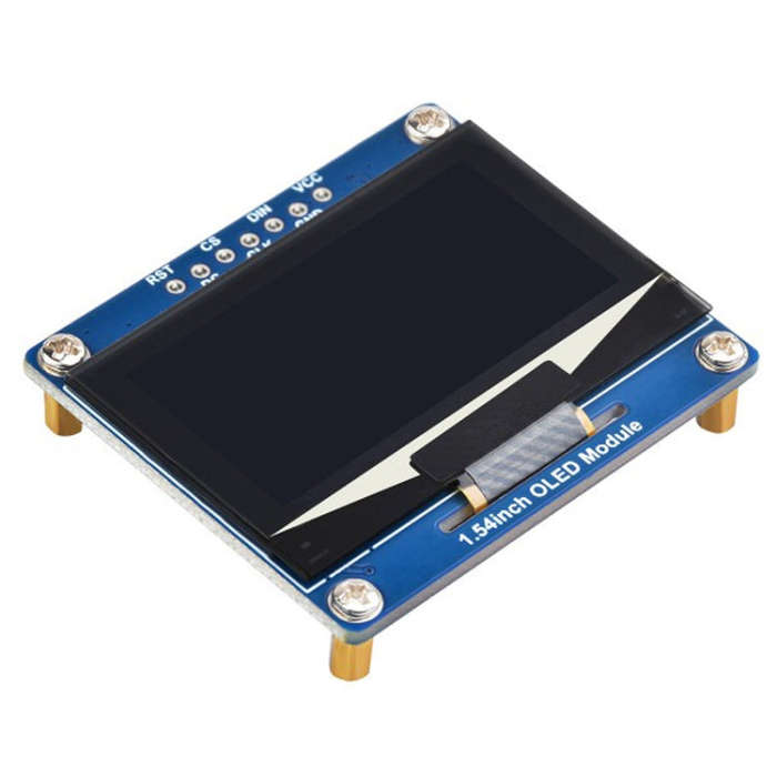 Waveshare 1.54 Inch OLED Display Module, 128×64 Resolution, SPI / I2C Communication(White)