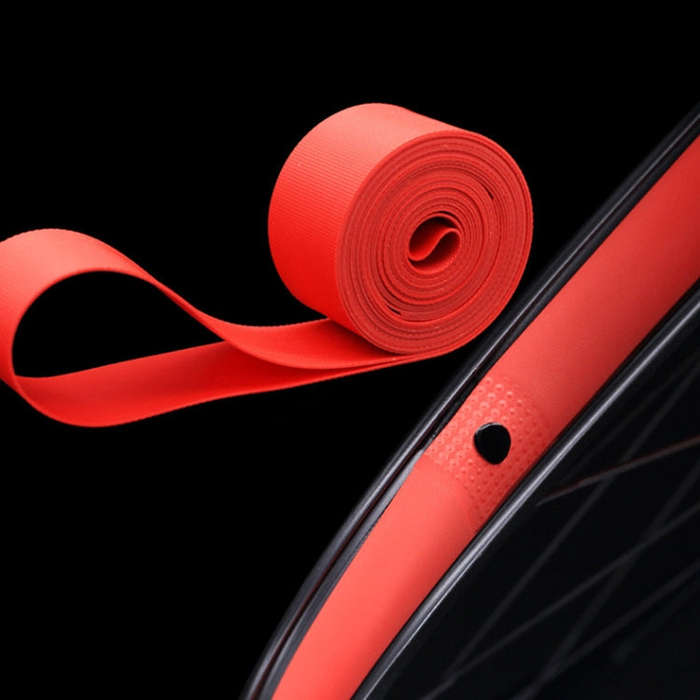 10 PCS Road Mountain Bike Anti-Stab Tire Pad Bicycle Wheel Set PVC Spoke Lining Tape, Colour: Red...