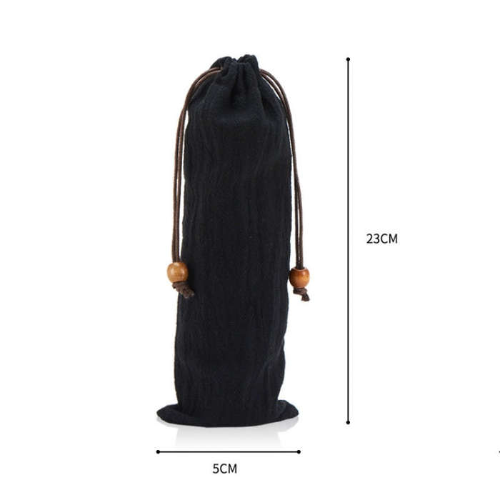 Portable Coffee Machine Shaker Grinder Storage Cotton Bag(Black)