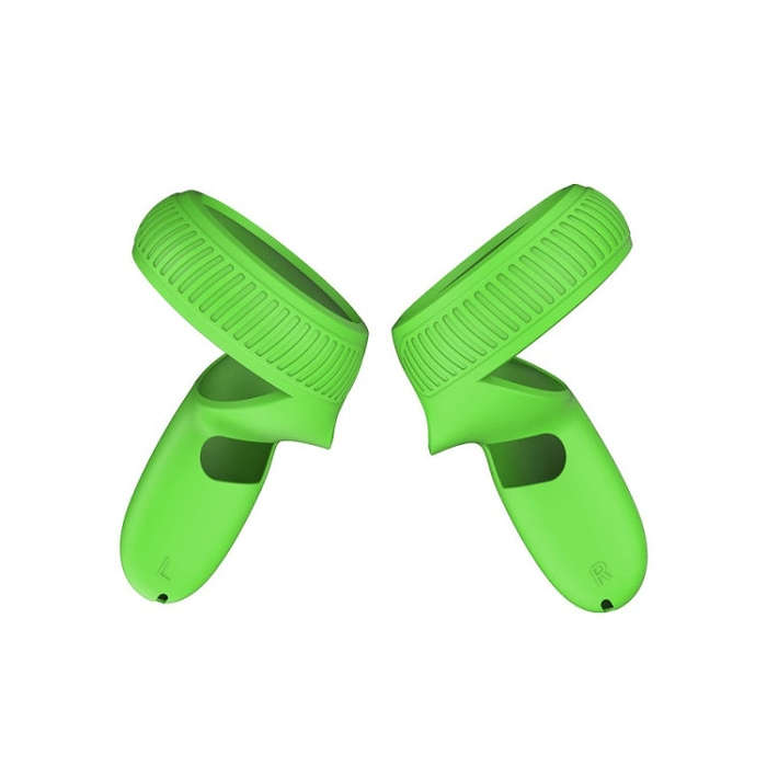 VR Handle Silicone Non-slip Drop Resistant Protective Cover For Quest(Luminous Green)