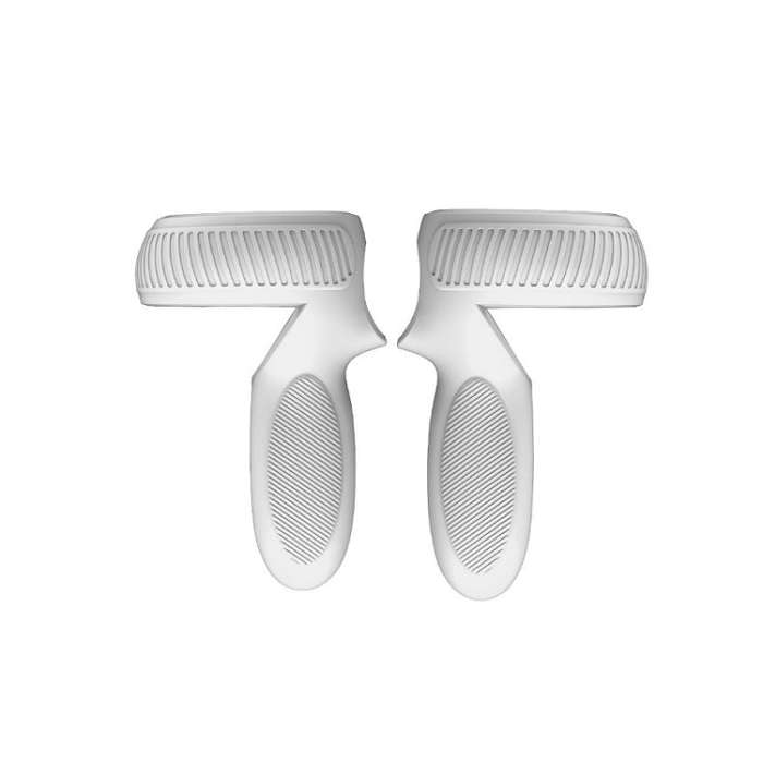 VR Handle Silicone Non-slip Drop Resistant Protective Cover For Quest(White)