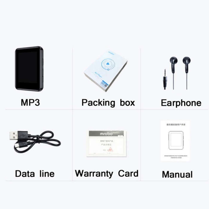 M21 Button Version 1.77 inch Novel Reading MP3 E-Book With Bluetooth, Memory Capacity: 4GB