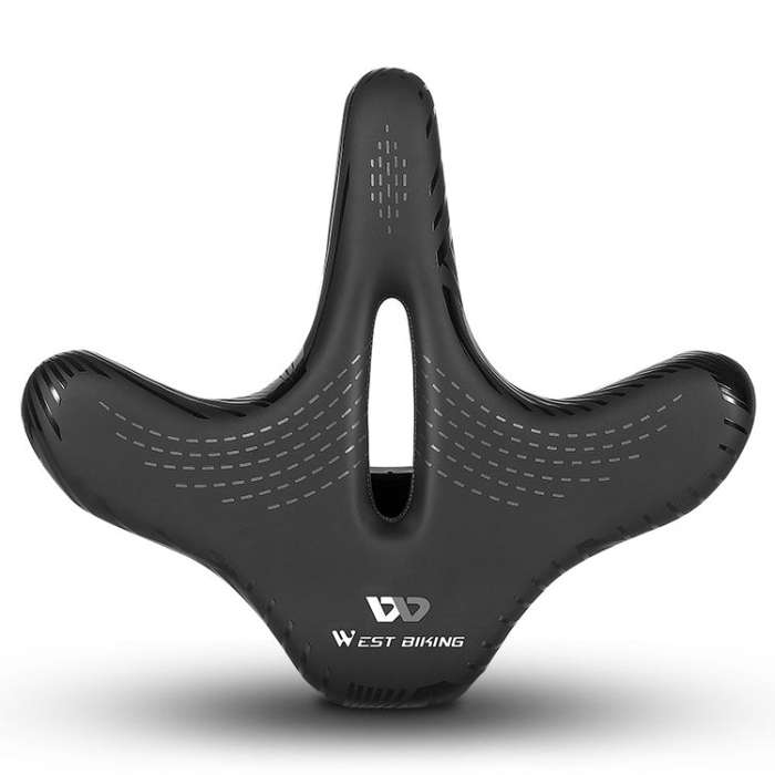 WEST BIKING YP0801122 Bicycle Mountain Bike Large Cushion Leisure And Comfortable Bicycle Saddle(...