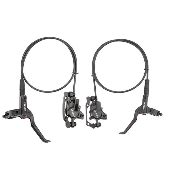 Meroca M800 Bicycle Brake Mountain Bike Universal Bilateral Brake Oil Pressure Disc Brake, Style:...
