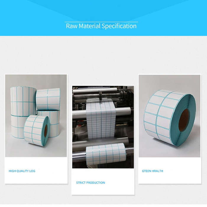 Sc5030 Double-Row Three-Proof Thermal Paper Waterproof Barcode Sticker, Size: 50 x 25 mm (2500 Pi...