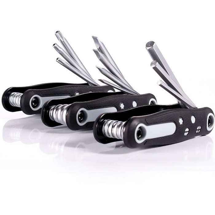8 In 1 Bicycle Repair Portable Folding Allen Wrench(Inner Hexagon)