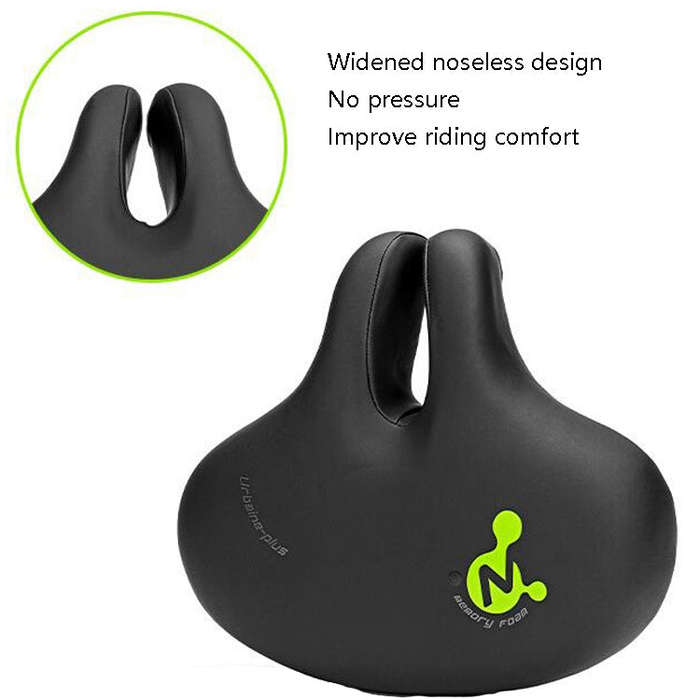 Bike No Nasal Seat Mountain Bike Saddle Comfortable Shock Absorption Bicycle Outdoor Cycling Acce...