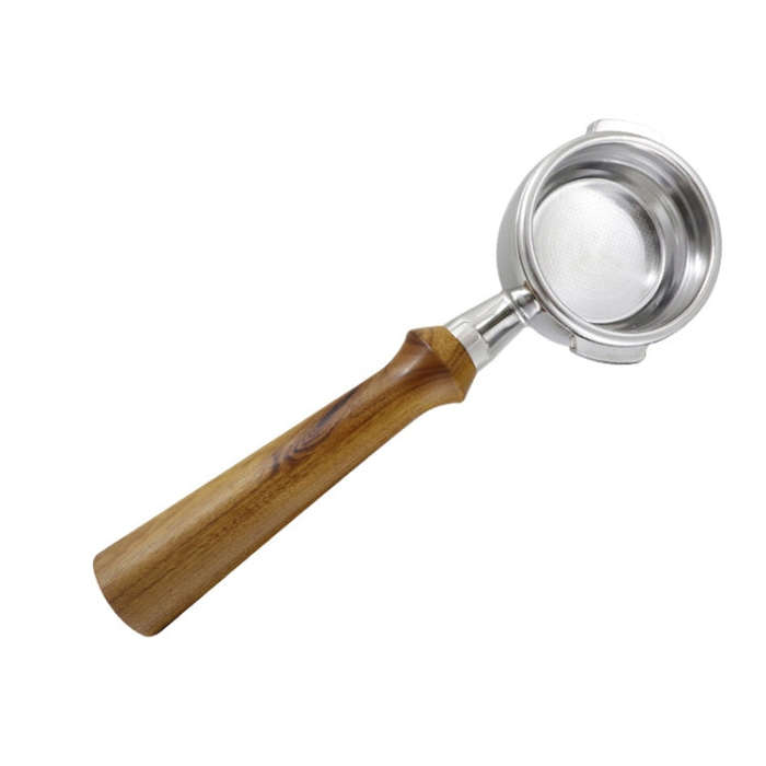 JJY7411 Stainless Steel Coffee Machine Handle For GAGGIA , Style: Red Rosewood Without Button