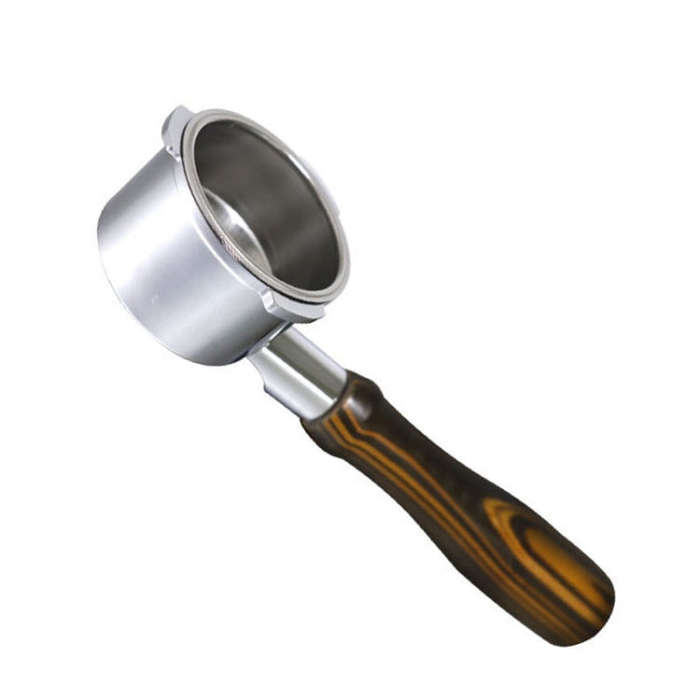 DL-1 Zinc Alloy Coffee Maker Bottomless Handle For Dongling, Style: Black Rosewood