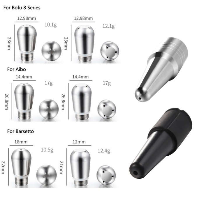 Coffee Machine Steam Nozzle For Bofu 8 Series, Style: 3 Holes