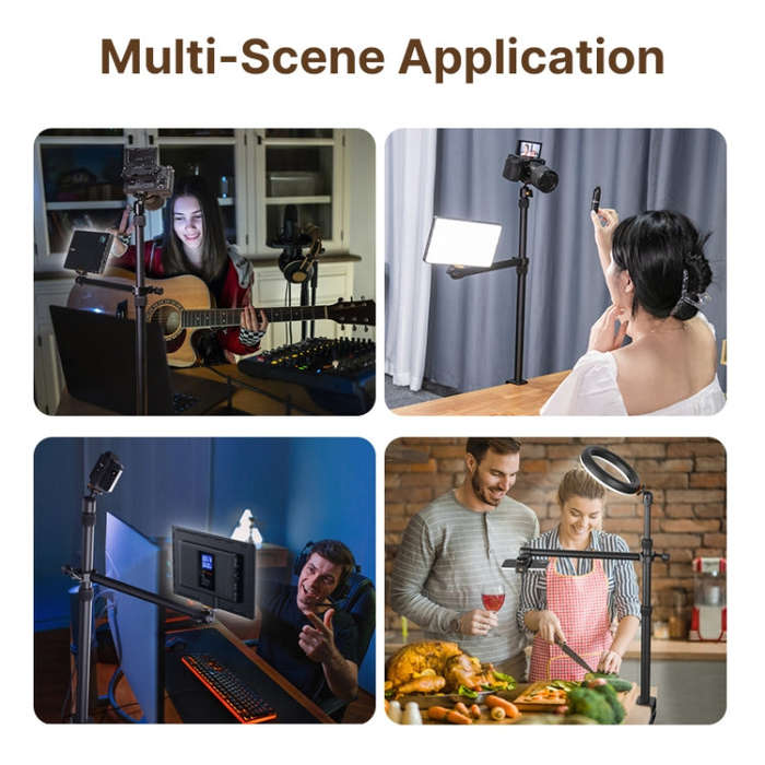 Ulanzi  Vijim LS02  Live Desktop Extension Arm Light Stand  For Ring Light DSLR Camera